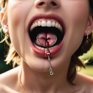 Czy kolczyk w języku zawsze powoduje zakażenie