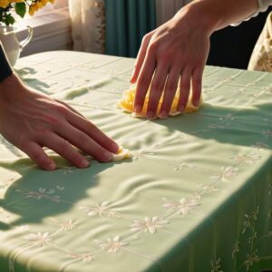 Czym niebezpieczne jest pozostawienie wosku na obrusie