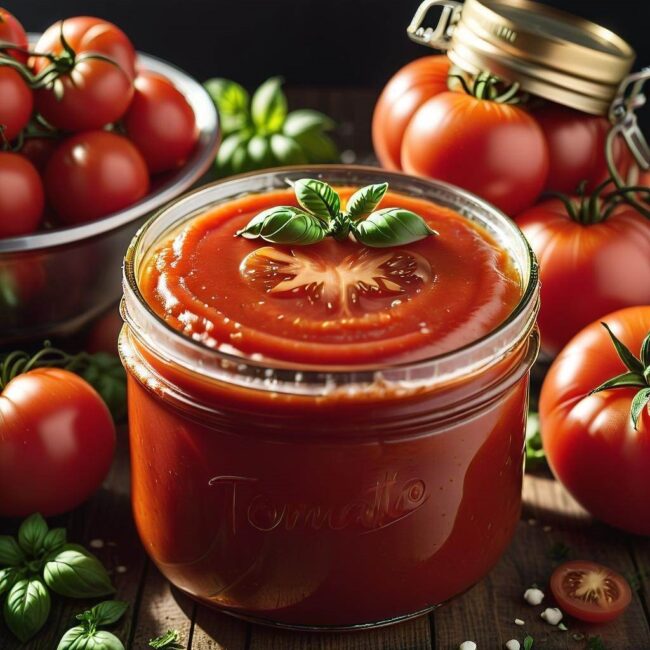 Domowe przetwory z pomidorów