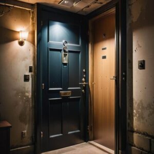 Drzwi piwniczne do bloku