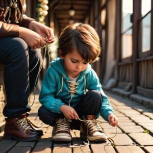 Gry i zabawy wspomagające naukę wiązania butów