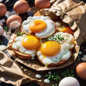 Jajka w koszulkach folia do pakowania żywności