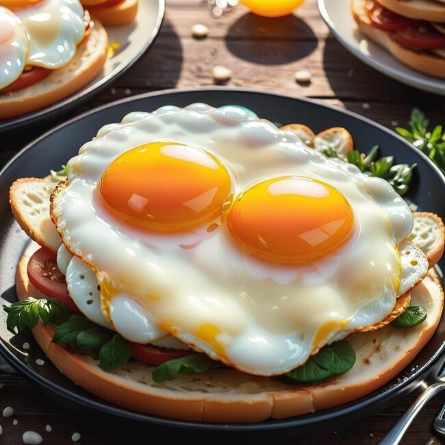 Jajko usmażone zawartość energetyczna