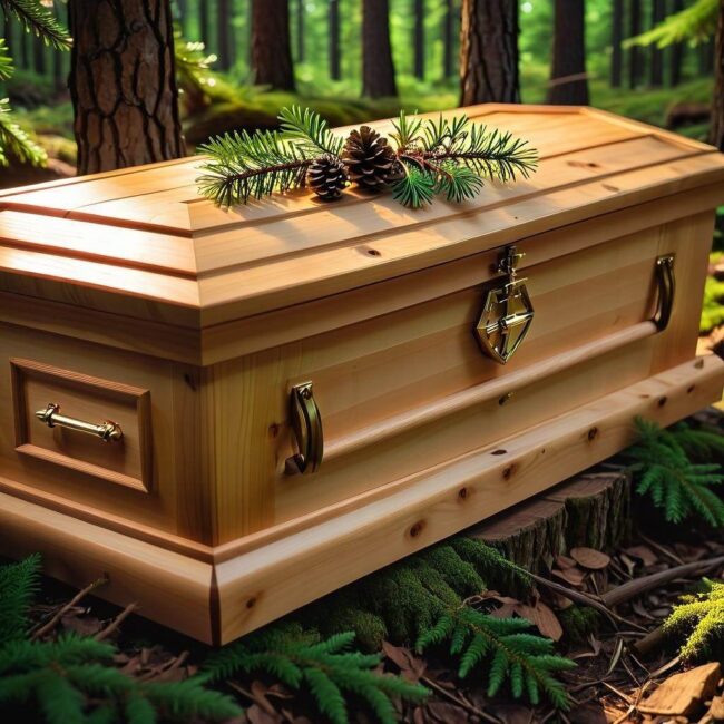 Koszty trumny drewnianej