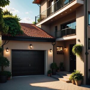 Lokal mieszkalny nad wejściem do garażu