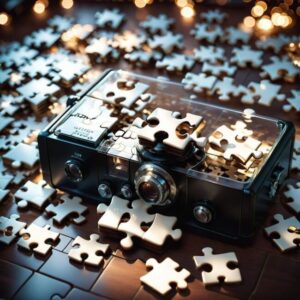 Maty do puzzli z miejscem na kubki