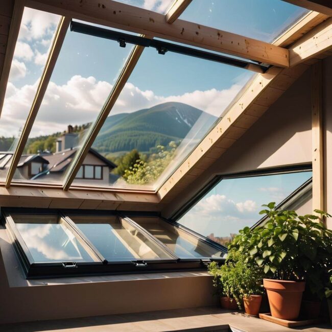 Montaż okna połaciowego na strychu cena