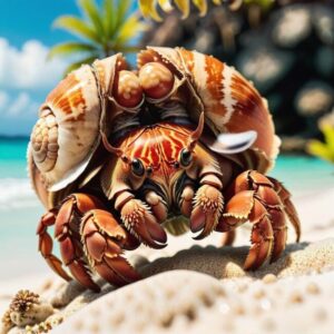 Porównanie kraba pustelnika z Karaibów do innych gatunków
