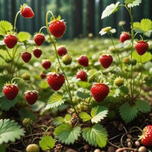 Przesadzanie poziomek z jednego miejsca na drugie