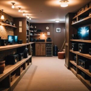 Przyjazna dla dzieci piwnica w bloku