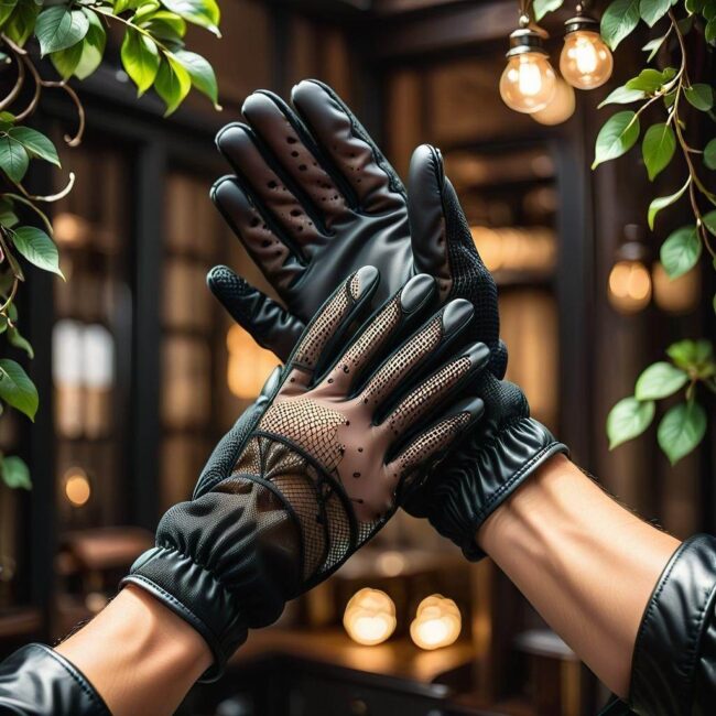 Rękawiczki siatkowe na maszyny treningowe