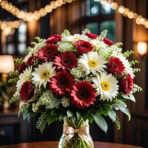 Róże i inne kwiaty na jubileuszowe świętowanie