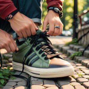 Sposoby na unikanie rozwiązania się węzłów w sznurówkach