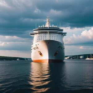 Statki towarowe w porcie Gdynia