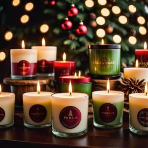 Świąteczne świece w słoikach
