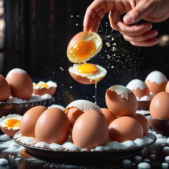 Ubita masa jajeczna do ciast i babeczek