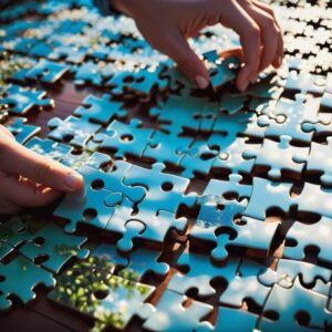 Urozmaicenie układania różnych rodzajów puzzli